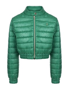 Укороченная куртка зеленого цвета Herno