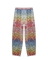 Широкие брюки со сплошным разноцветным принтом Missoni