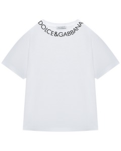 Футболка с принтом лого Dolce&Gabbana