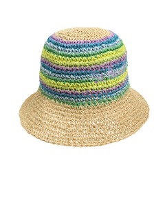 Плетеная шляпа в полоску Saint Barth