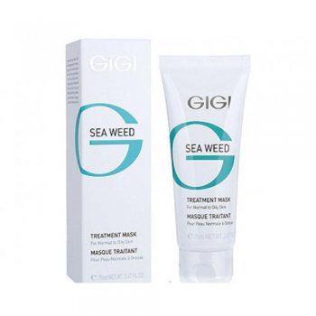 GiGi Маска лечебная Treatment Mask For Normal To Oily Skin, 75 мл (GiGi, Sea Weed)