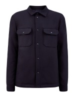 Куртка-рубашка из шерсти Melton с пуховым утеплителем