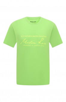 Хлопковая футболка Martine Rose