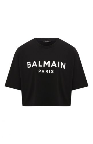 Хлопковая футболка Balmain