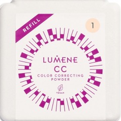 LUMENE Компактная цветокорректирующая пудра CC Color Correcting, сменный блок